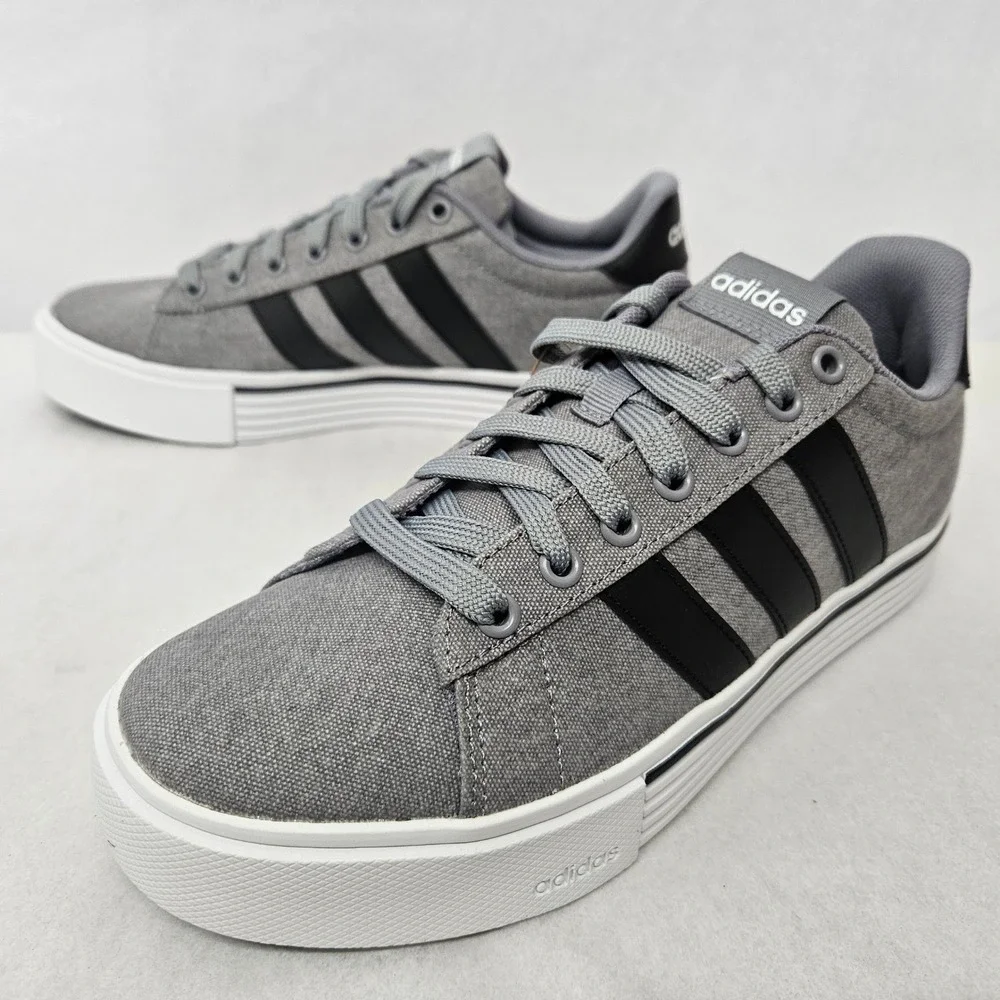 Adidas Daily 4.0 Casual Athletic Shoes IF4493 Gray Black White Men's Size‎ 12